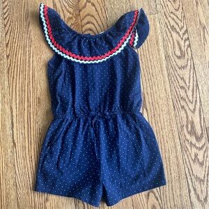Great 4th of July girls romper